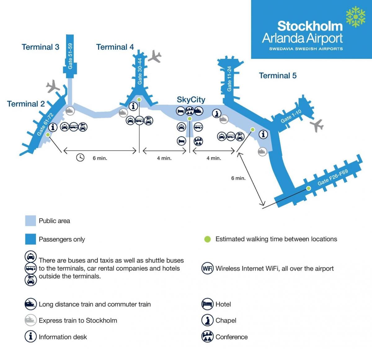 Stockholm arlanda hartă