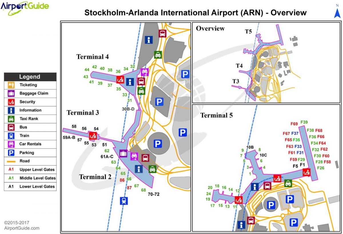 Stockholm arlanda airport hartă