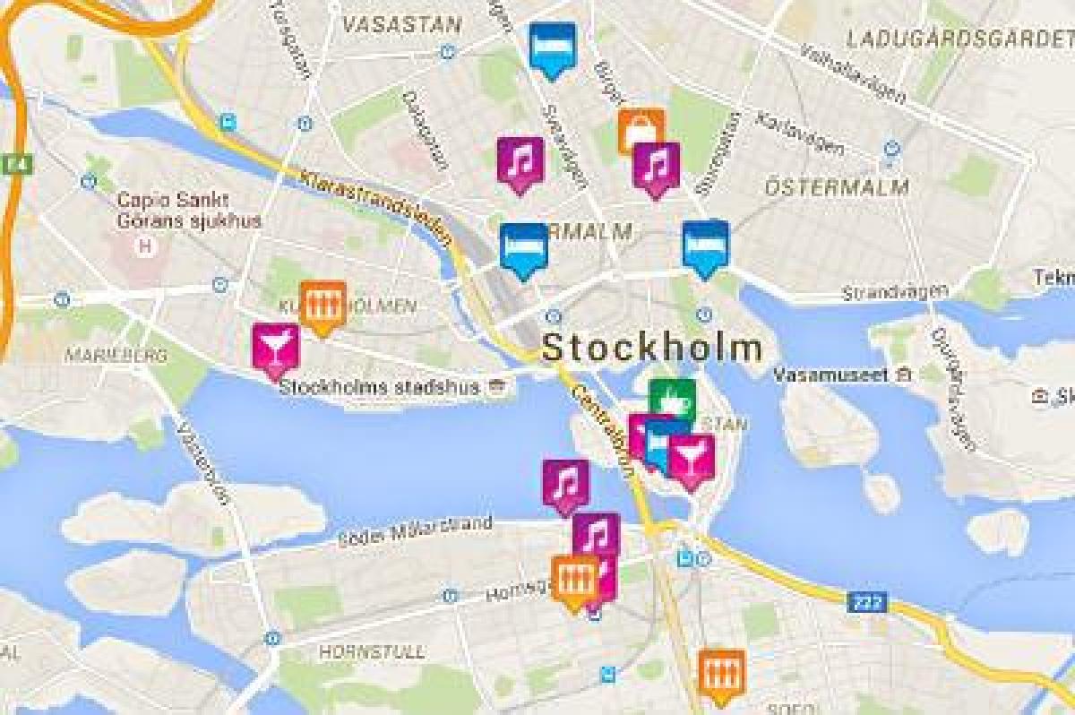 harta gay hartă Stockholm