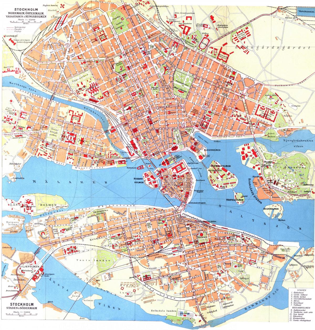 harta kungsholmen din Stockholm