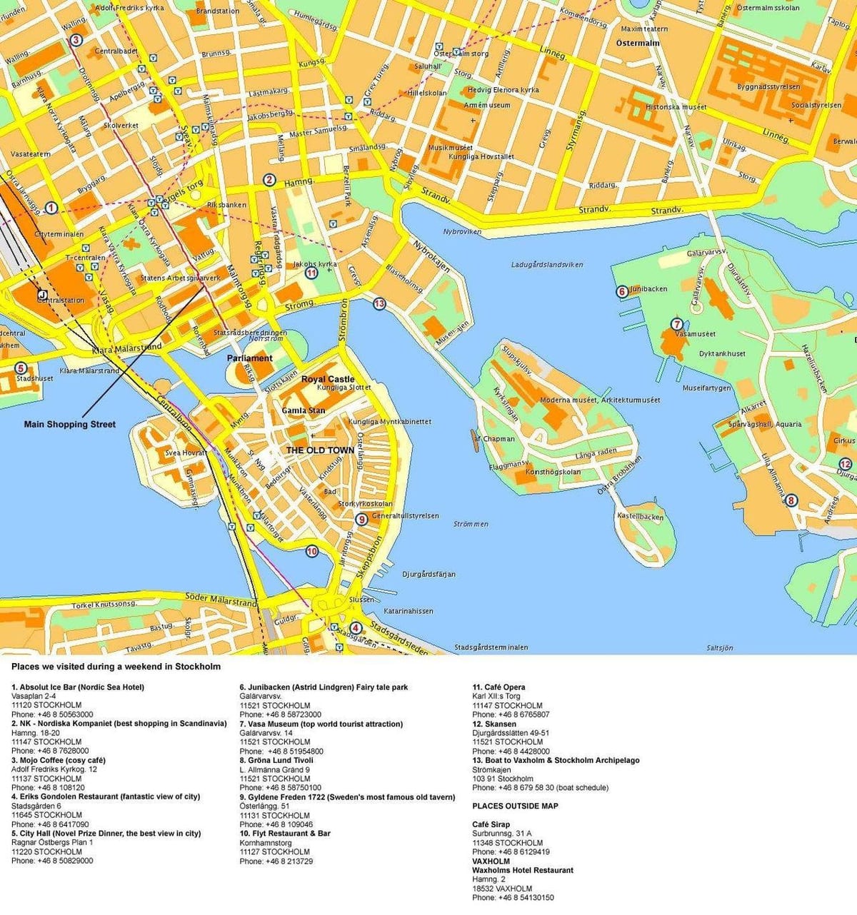 harta Stockholm cruise terminal