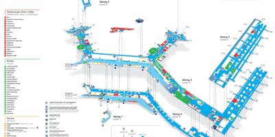 Stockholm airport terminal 5 arată hartă