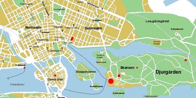 Gamla stan Stockholm hartă