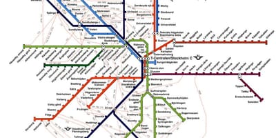 Sl tren hartă