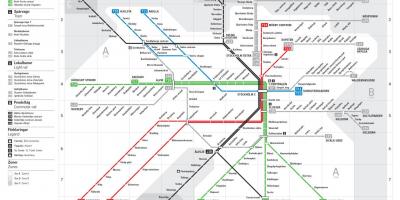 Harta sl metrou