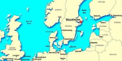 Stockholm harta europei