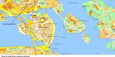 Harta Stockholm cruise terminal
