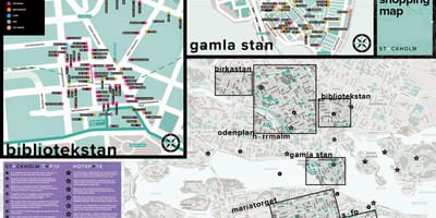 Harta Stockholm cumpărături