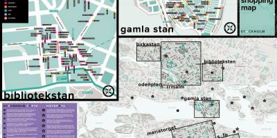 Harta Stockholm cumpărături