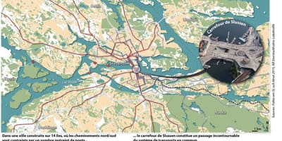 Harta Stockholm slussen
