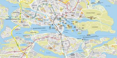 Harta de la Stockholm strada