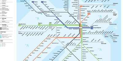 Harta Stockholm tranzit