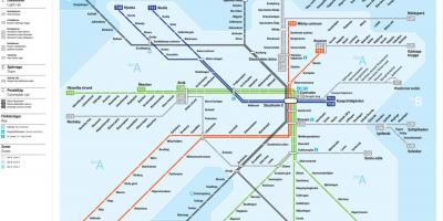 Harta Stockholm tranzit