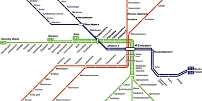Stockholm t hartă